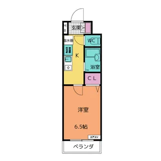 天白ハウス【1階】の間取り