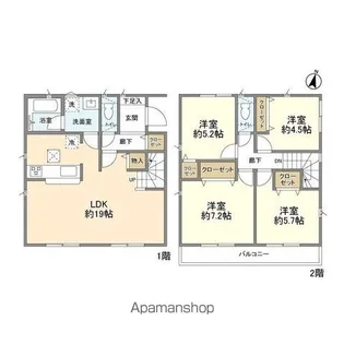 千葉県千葉市中央区生実町【一戸建】の間取り
