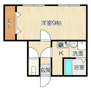 大阪府大阪市東住吉区西今川3【マンション】の間取り