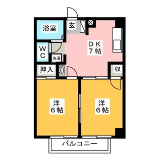 リバーシャトウ【2階】の間取り