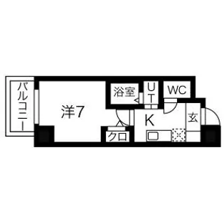 リアライズ代官町【8階】の間取り