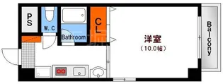 比治山グリーンビル【6階】の間取り