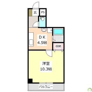 メゾン南昭和【4階】の間取り