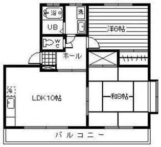 マスカットハイツB【2階】の間取り