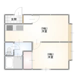 コーポアカシア【2階】の間取り