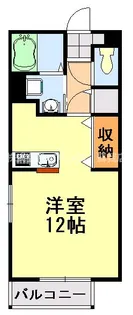 クレール・ソガB【1階】の間取り