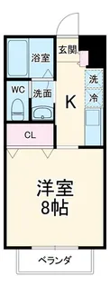 ラ・クール【1階】の間取り