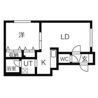 エルフルト108【1階】の間取り