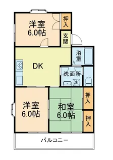 グレイス益城【2階】の間取り