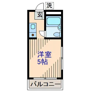 神奈川県横浜市港北区菊名7【アパート】の間取り