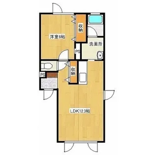 M-メゾン清水【1階】の間取り