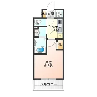 エスリード難波AGREA【2階】の間取り