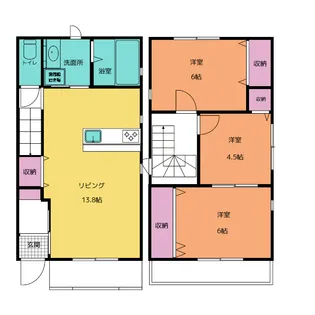 愛知県春日井市美濃町3【一戸建】の間取り