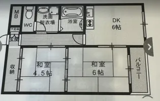 大阪府堺市堺区竜神橋町1【マンション】の間取り