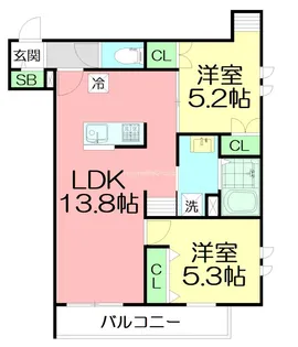 Pace Fujisawa(パーチェ藤沢)【3階】の間取り