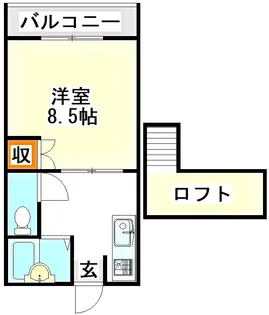 コートビレッジ【2階】の間取り