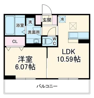 山梨県甲府市上石田1【アパート】の間取り