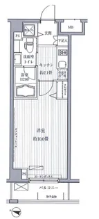 東京都新宿区西新宿4【マンション】の間取り