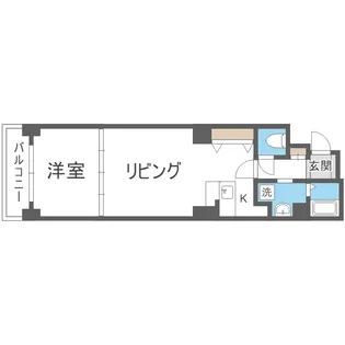 北海道札幌市中央区北六条西20【マンション】の間取り