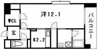 ラ・テール段原【3階】の間取り
