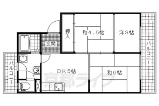 ハイツクローバー【2階】の間取り