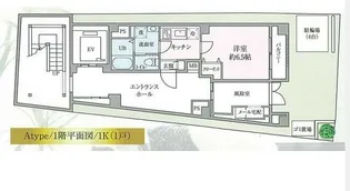 東京都中野区中央4【マンション】の間取り