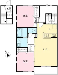 仮称)Novガーデンハウス谷田部 FG棟【2階】の間取り