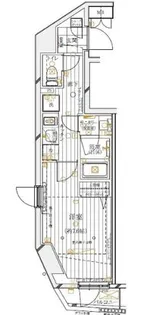 東京都新宿区若葉2【マンション】の間取り