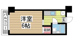 山手ダイヤハイツB棟【9階】の間取り