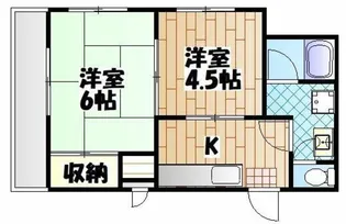 浜屋センタービル【4階】の間取り