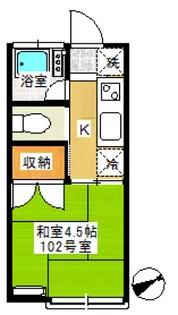 フラワーハウス【1階】の間取り