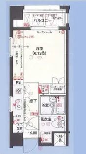 バージュアル武蔵小杉【4階】の間取り