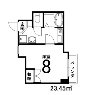 シャントール二条【5階】の間取り