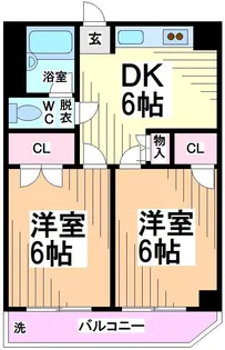 東京都渋谷区笹塚1【マンション】の間取り