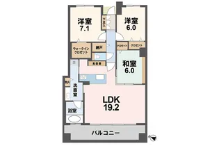 セレストタワー高崎【10階】の間取り