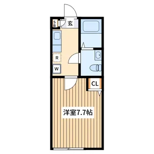 神奈川県相模原市中央区淵野辺5【アパート】の間取り