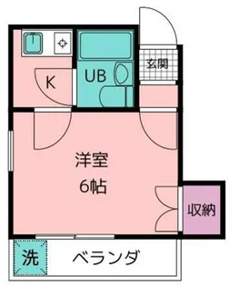 ニチエーイン立川【4階】の間取り