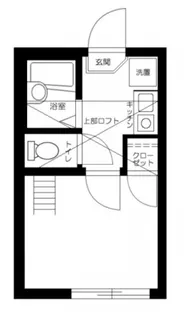 東京都品川区東大井4【アパート】の間取り