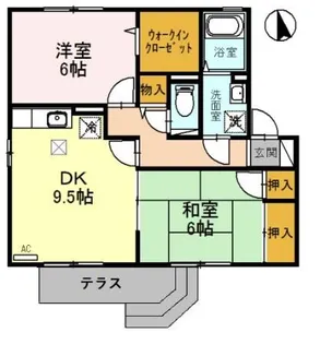 アリオス C【1階】の間取り