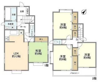 神奈川県相模原市南区豊町【一戸建】の間取り