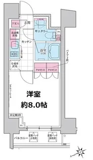 東京都世田谷区三軒茶屋2【マンション】の間取り