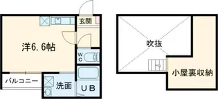 新小岩モコプル【1階】の間取り