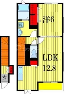 ネオ・ドゥーエ【2階】の間取り