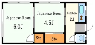 幸泉荘【2階】の間取り