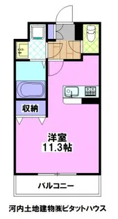 グランバロン イースト【4階】の間取り