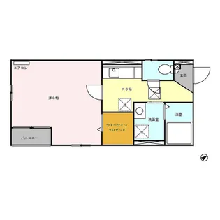 パセオプラシードM【1階】の間取り