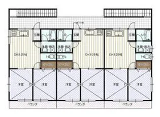 コンフォート石田【1階】の間取り