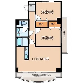 アイビスガーデンヒルズ【3階】の間取り