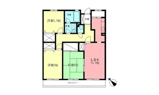 リベラルT【3階】の間取り