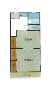 山田フードビル【3階】の間取り